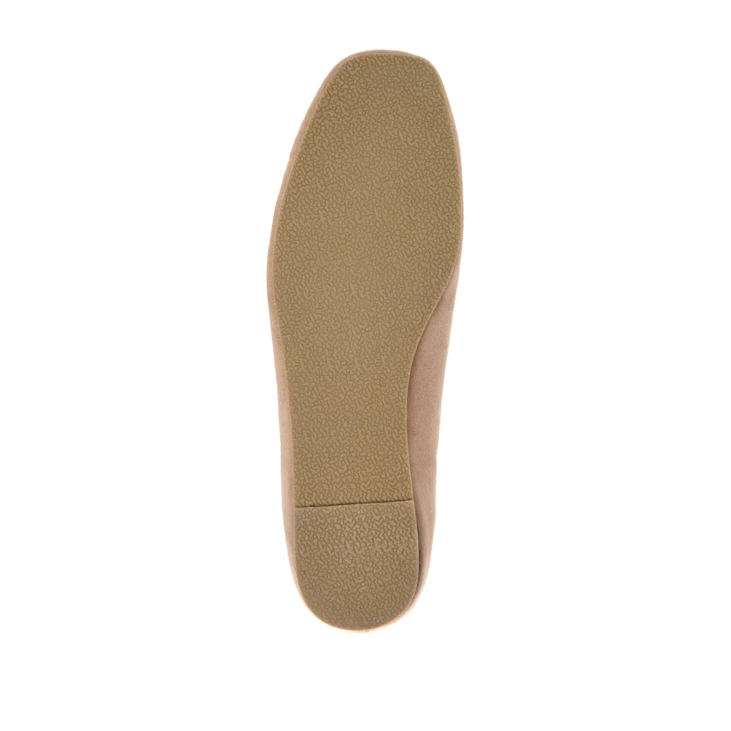 CARRIE FAUX SUEDE BALLET FLATS IN WIDE