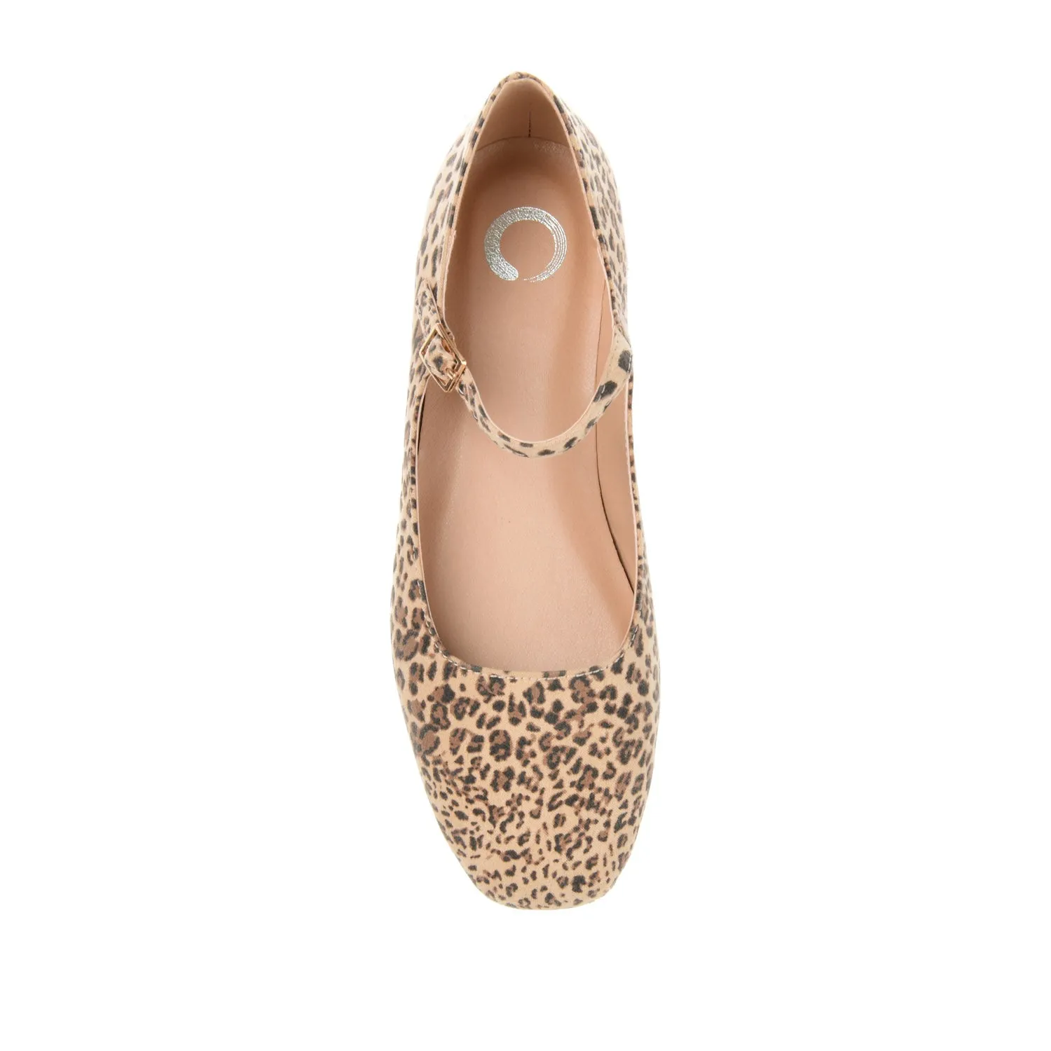 CARRIE FAUX SUEDE BALLET FLATS IN WIDE