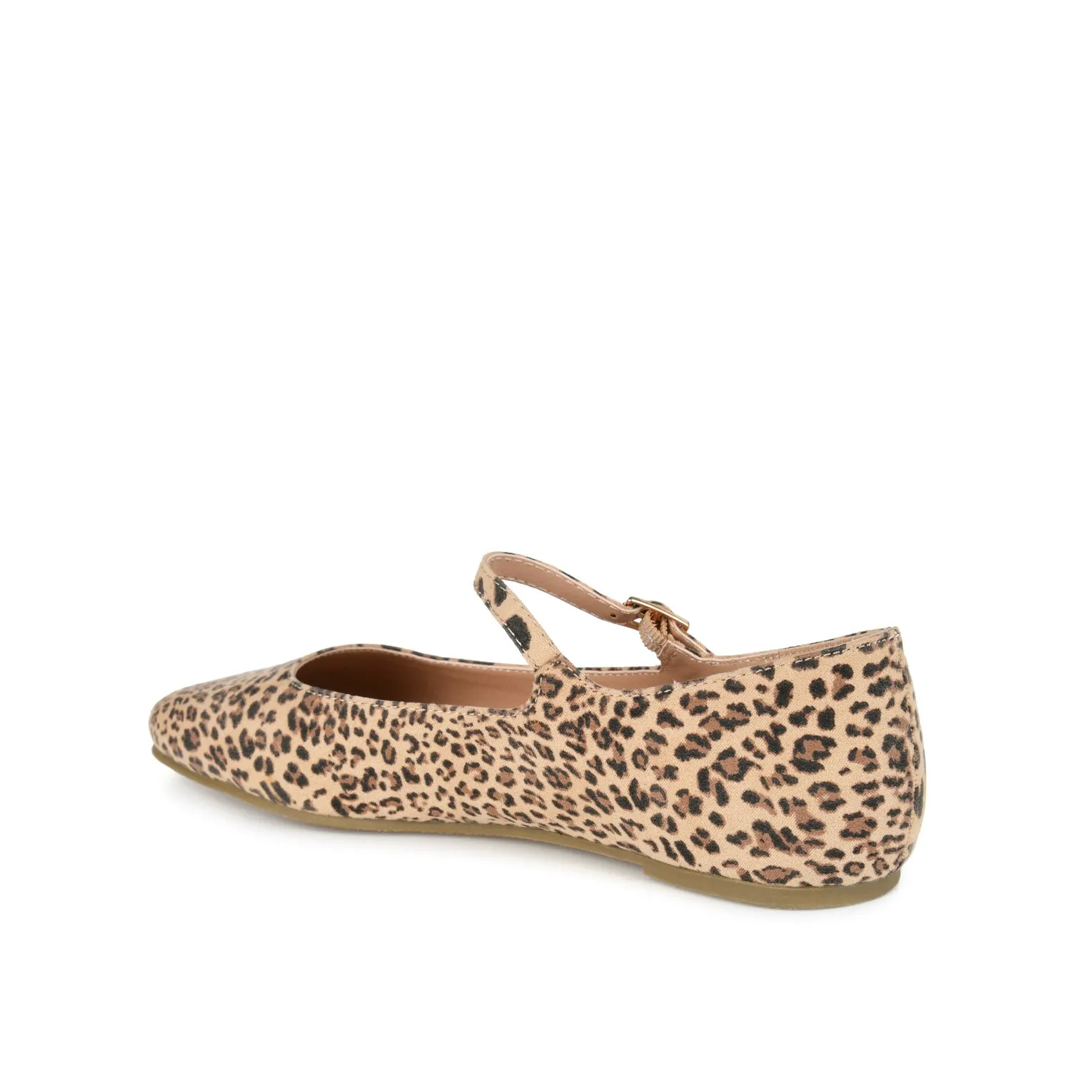 CARRIE FAUX SUEDE BALLET FLATS IN WIDE