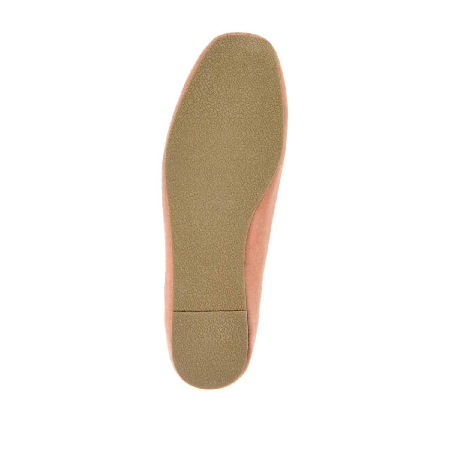CARRIE FAUX SUEDE BALLET FLATS IN WIDE