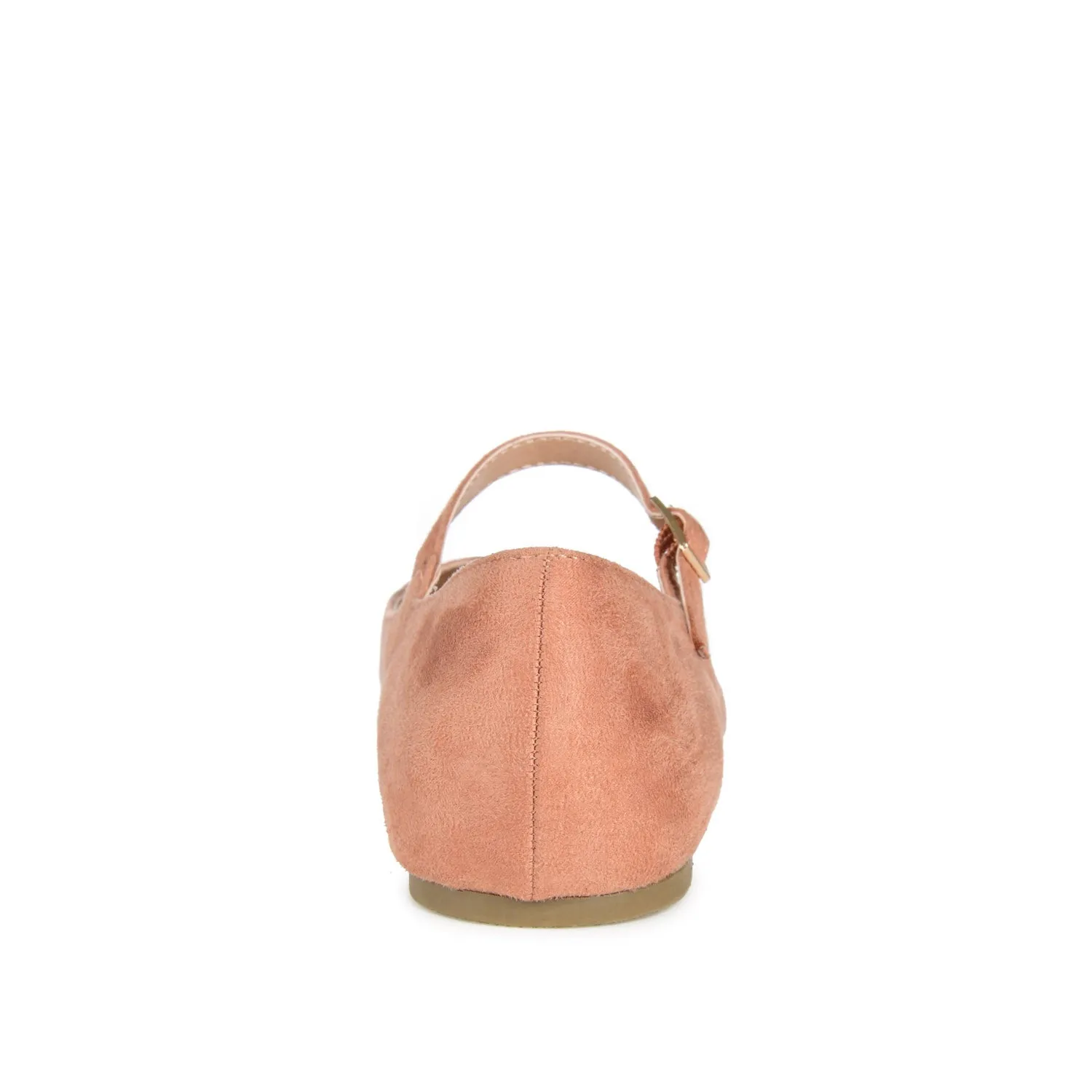 CARRIE FAUX SUEDE BALLET FLATS IN WIDE
