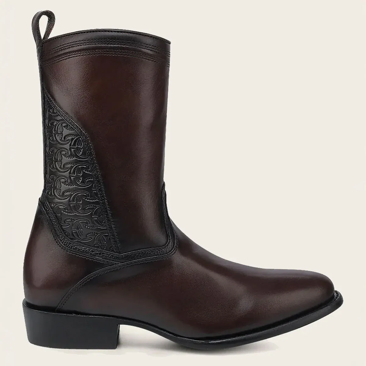 Chocolate Round Toe Deer Boot