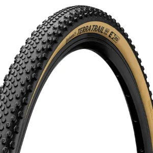 CONTINENTAL Terra Trail Shieldwall  Tubeless Gravel Tyre - Black and Brown