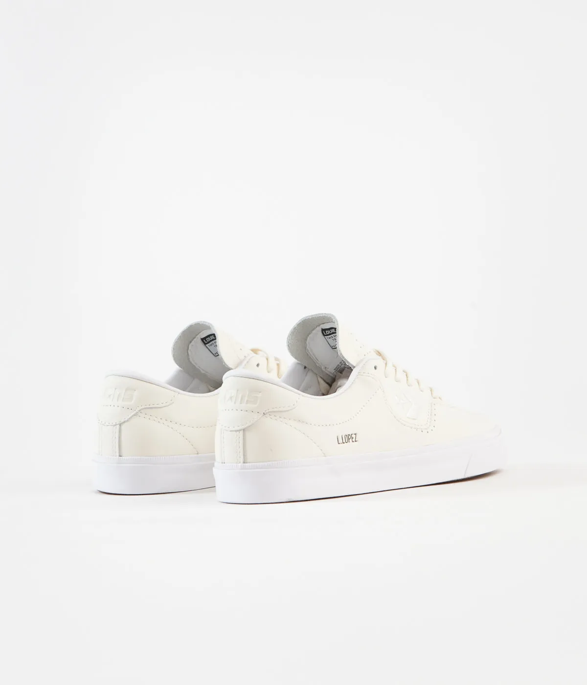Converse Louie Lopez Pro Ox Shoes - Egret / Egret / White
