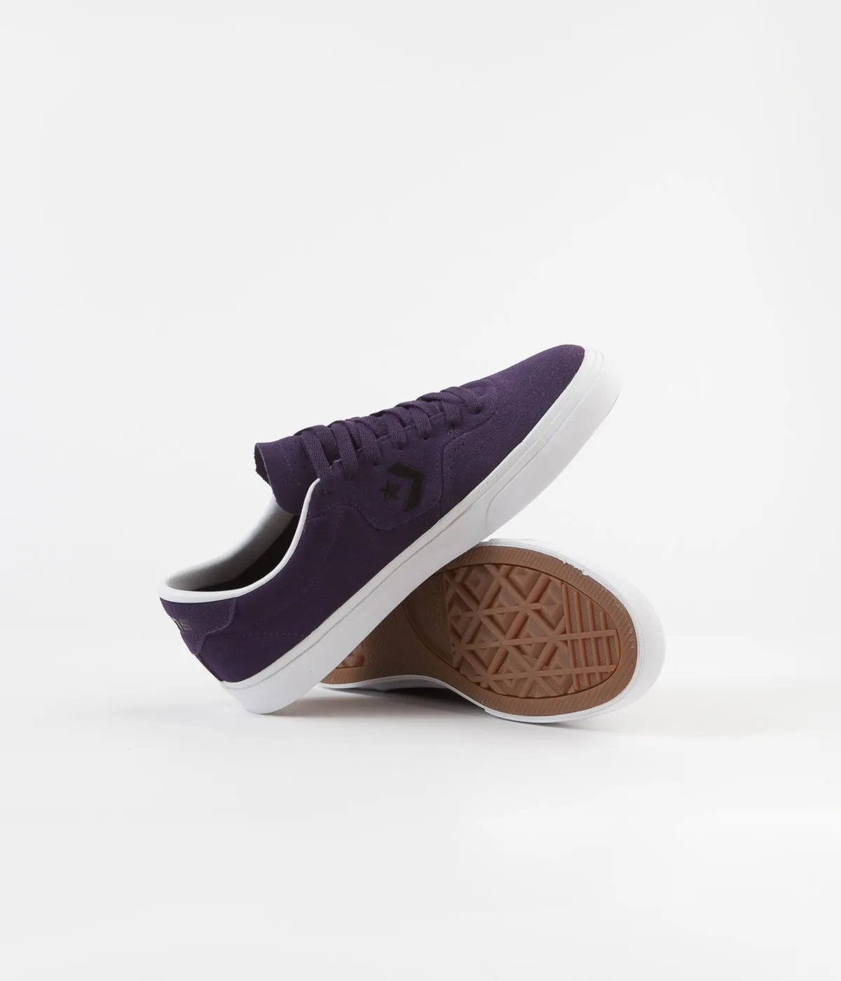 Converse Louie Lopez Pro Ox Suede Shoes - Grand Purple / Black / White