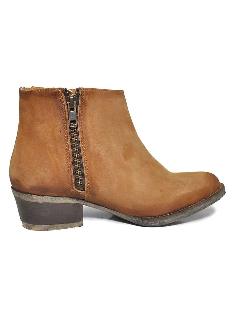 Corral Q0035 Womens Shortie Tan Leather Close