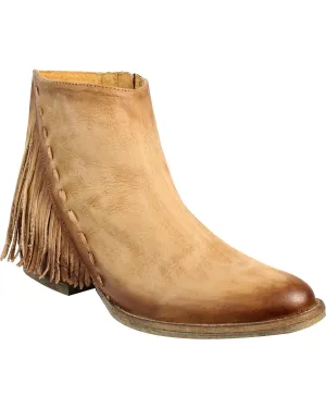 Corral Q0035 Womens Shortie Tan Leather Close