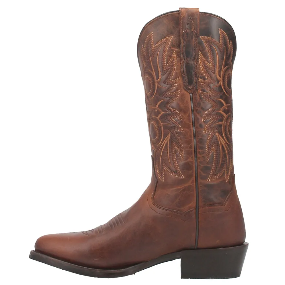 Cottonwood Embroidered Round Toe Cowboy Boots