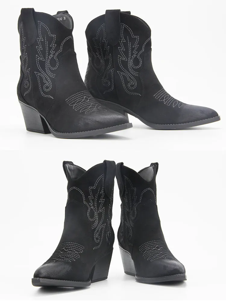 Cowboy Ankle Boots