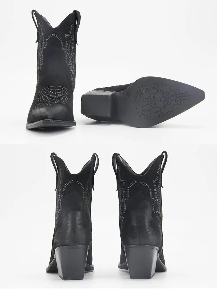 Cowboy Ankle Boots