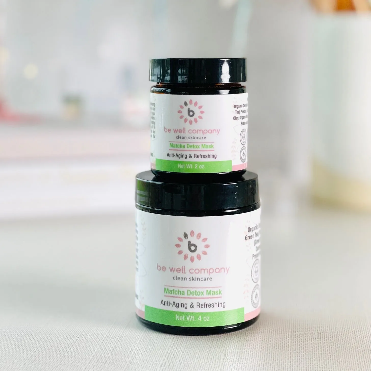 Detox Masks with Probiotics - Matcha