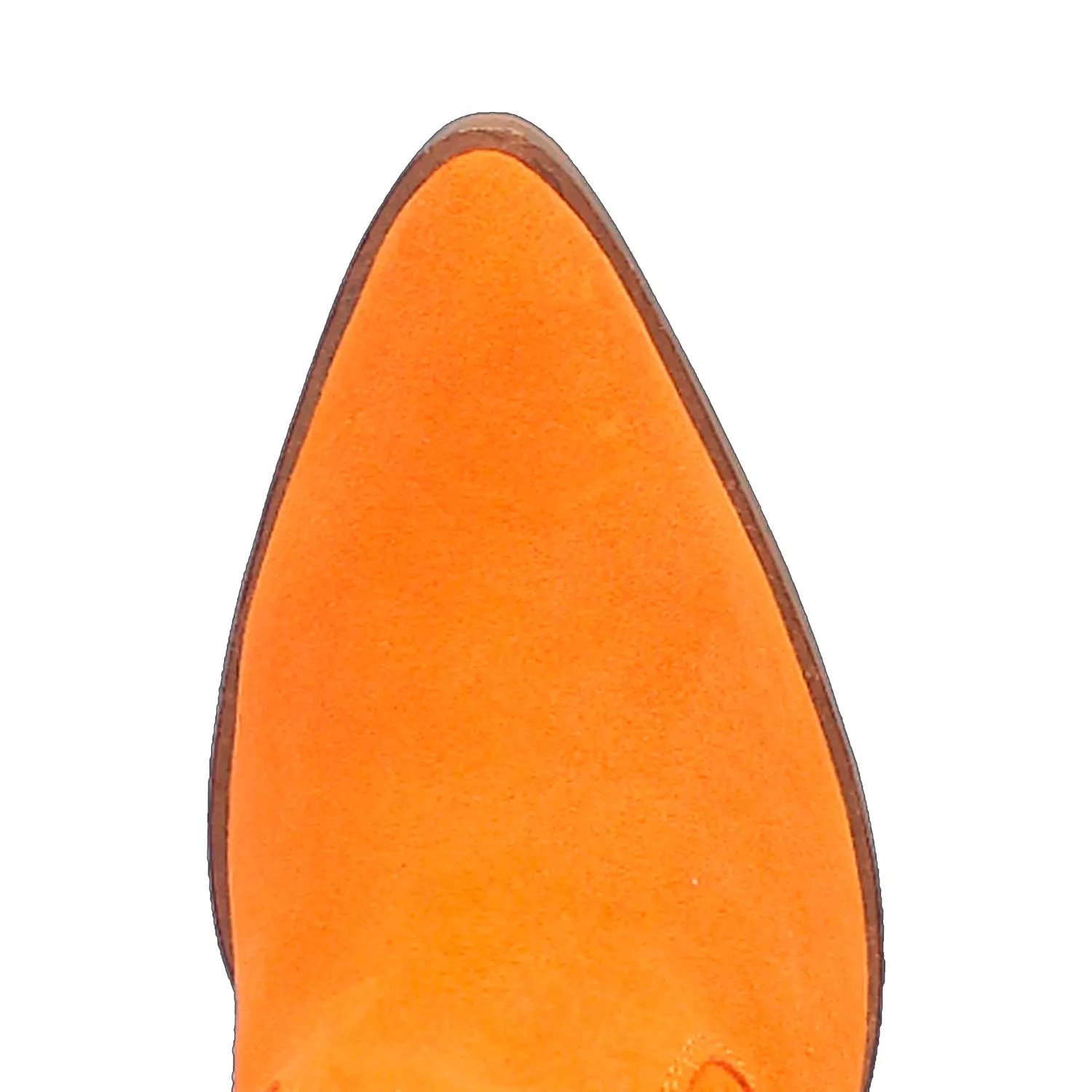 Dingo Womens Crazy Train Orange Suede Fashion Boots