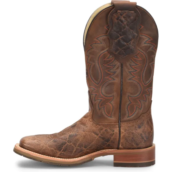 Double H Men's Bregman 12" Wide Square Toe Roper Work Boot -Brown- DH8645