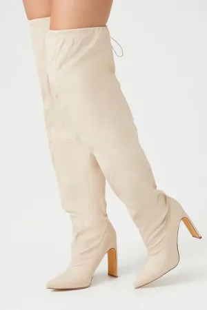 Drawstring Over-the-Knee Boots