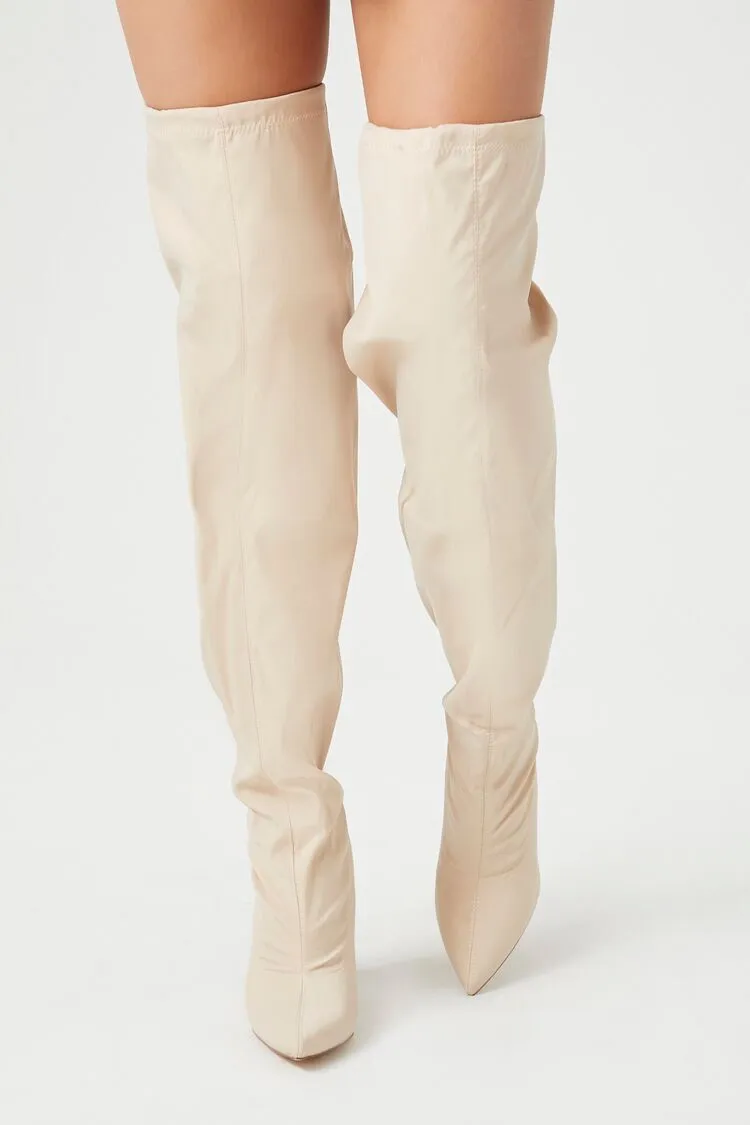 Drawstring Over-the-Knee Boots