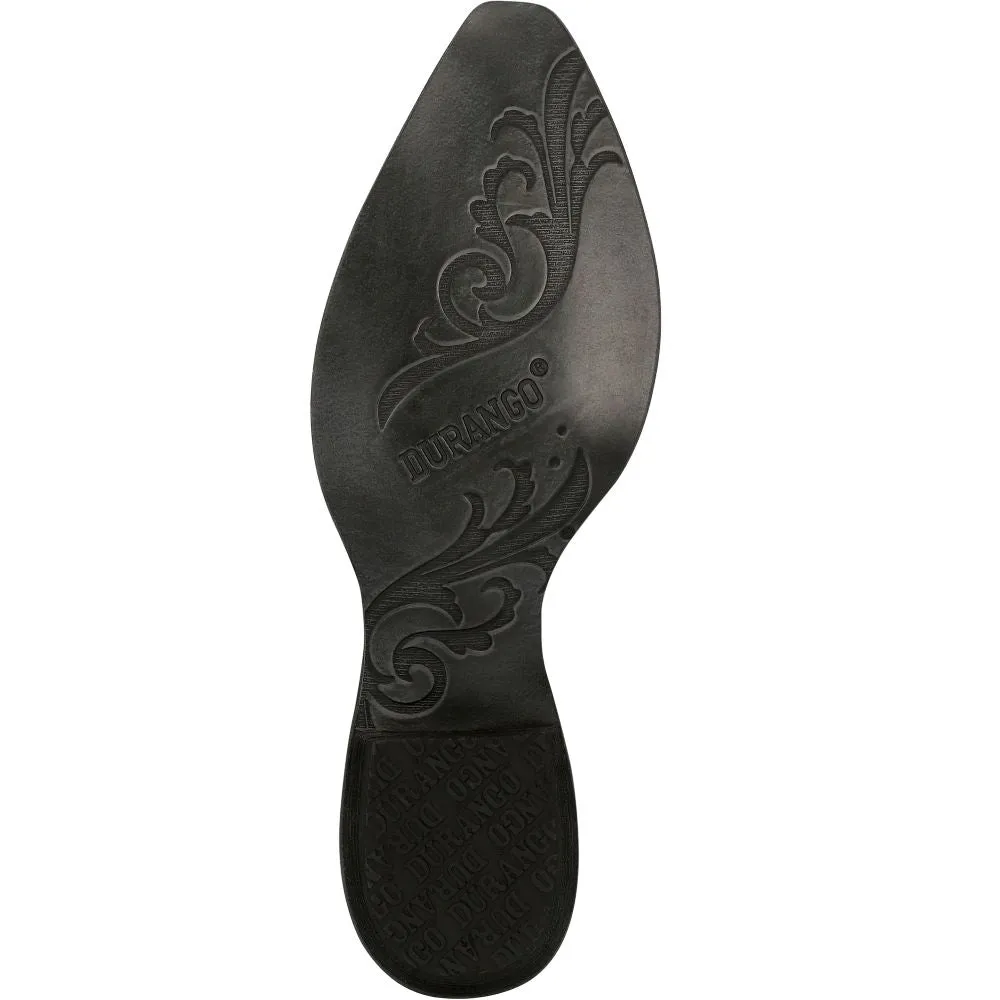 'Durango' Women's 12" Crush™ Western Snip Toe - Midnight
