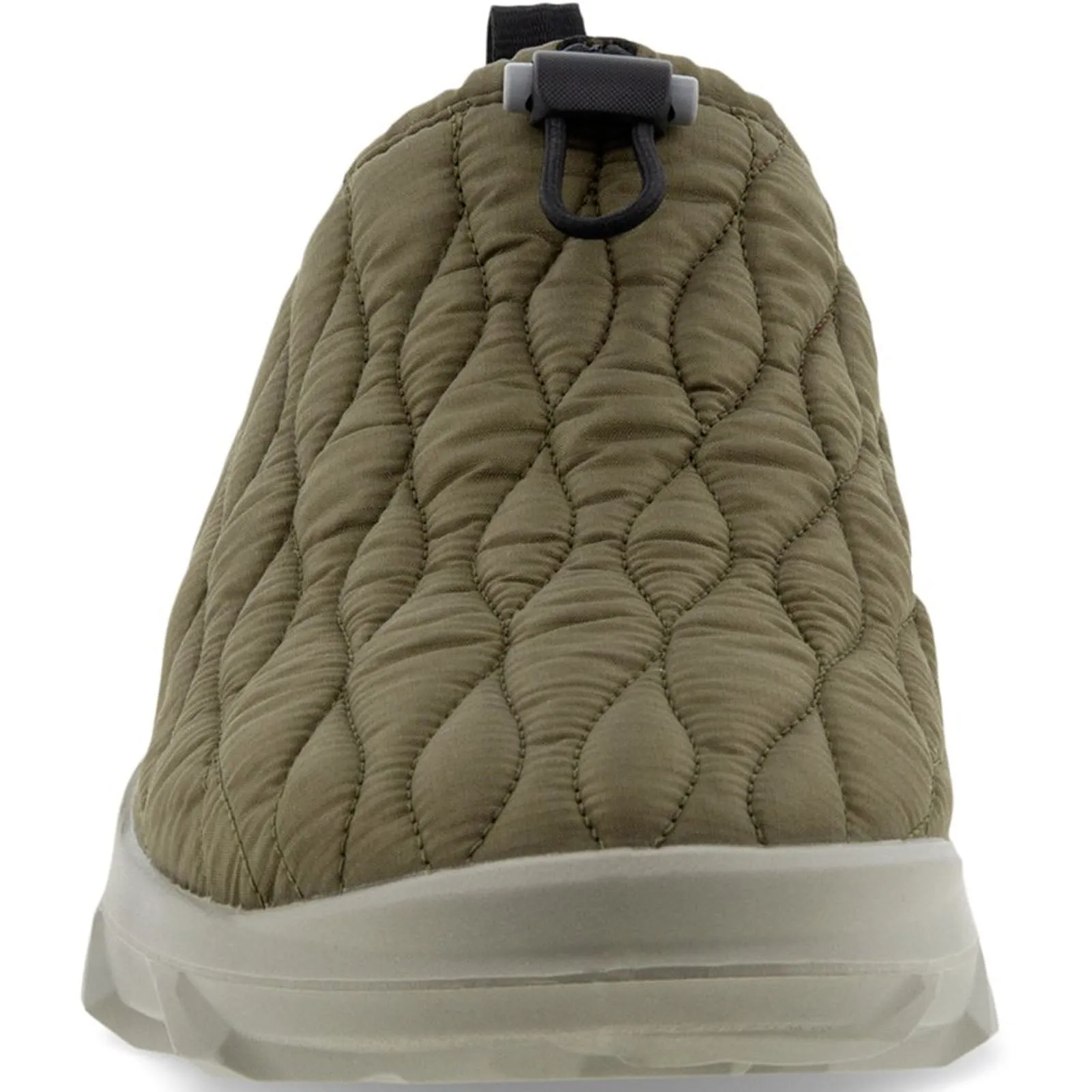 ECCO Womens MX Quilted Fleece Lined Slip On Plimsolls - Tarmac