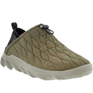 ECCO Womens MX Quilted Fleece Lined Slip On Plimsolls - Tarmac
