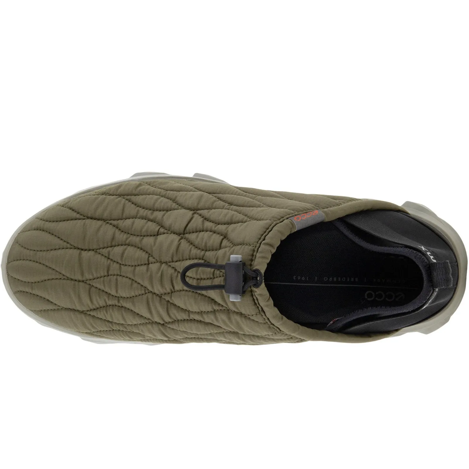 ECCO Womens MX Quilted Fleece Lined Slip On Plimsolls - Tarmac