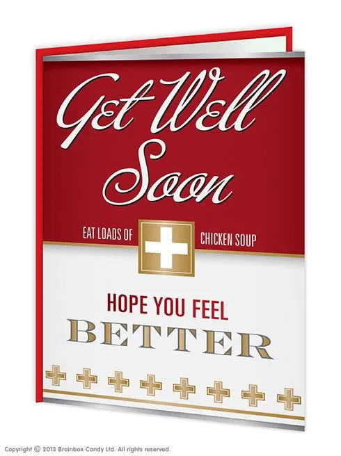 Get Well Soon Soup Card