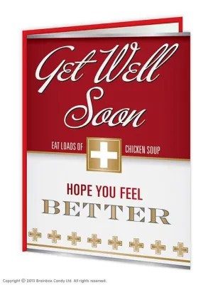 Get Well Soon Soup Card