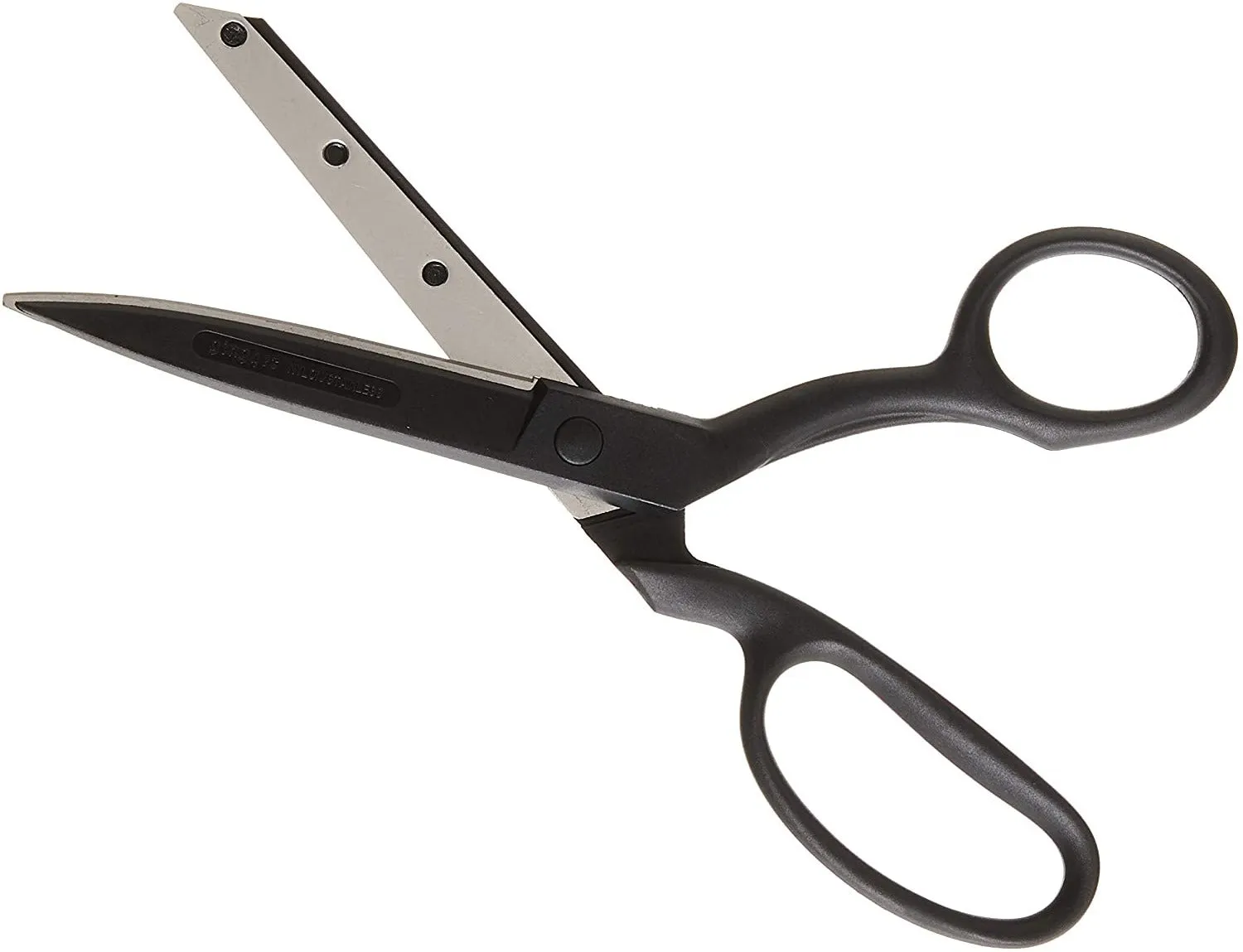 Gingher 8" Featherweight Bent Trimmers - Black Nylon