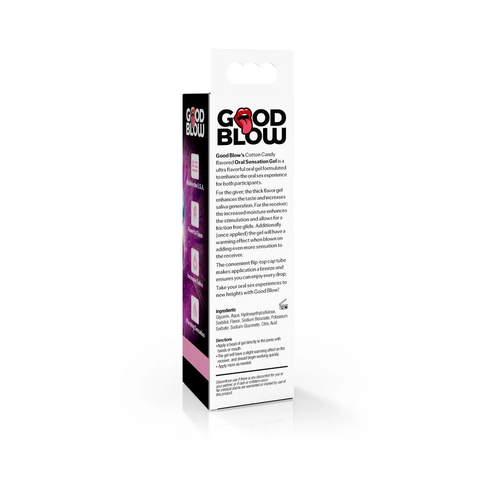 Good Blow Oral Sensation Gel Strawberry/Cotton Candy POP Display