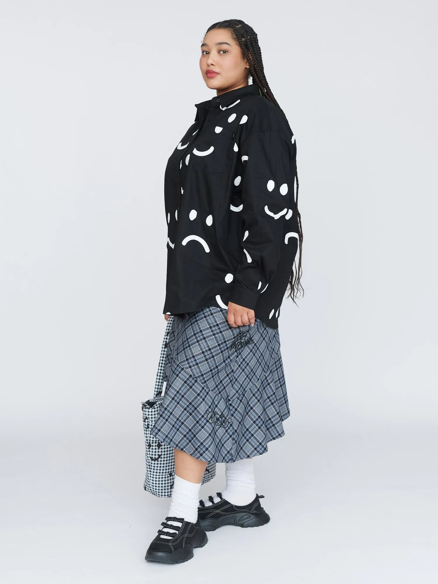 Happy Sad Oversized Shirt