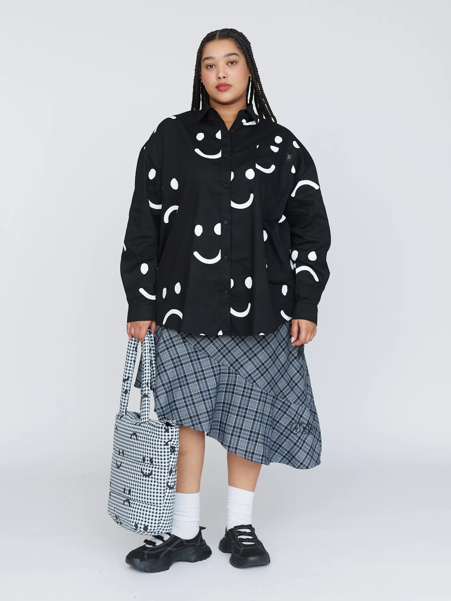 Happy Sad Oversized Shirt