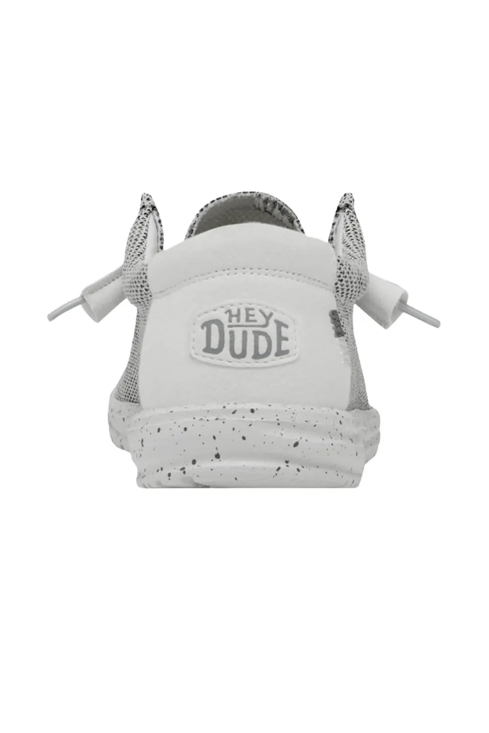 HEYDUDE Men’s Wally Sox Shoes in Stone White | 40019-1KA