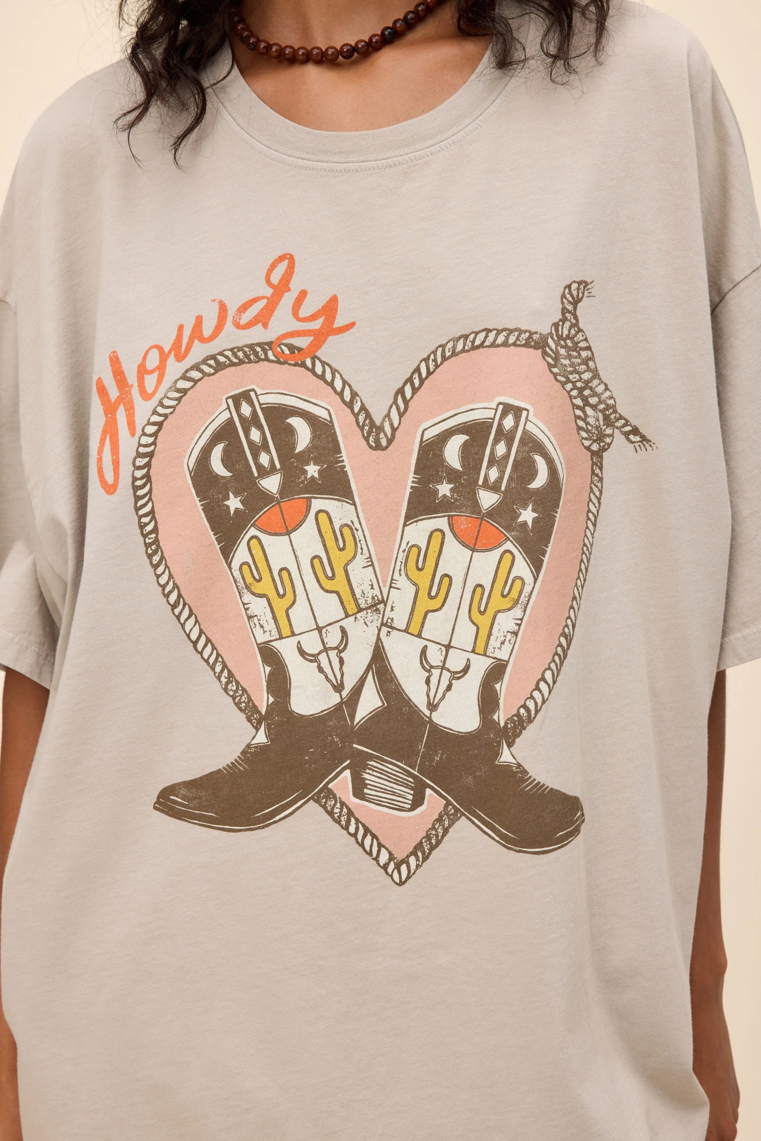 Howdy Boots OS Tee