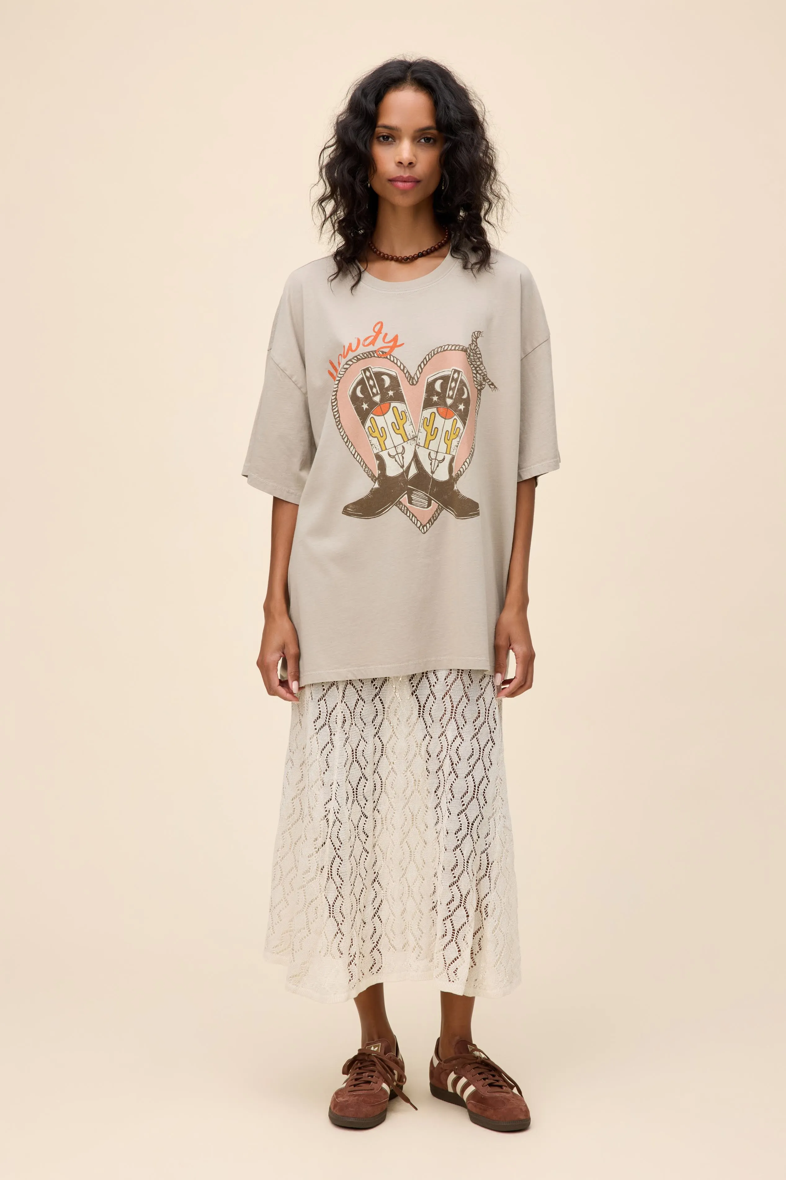 Howdy Boots OS Tee