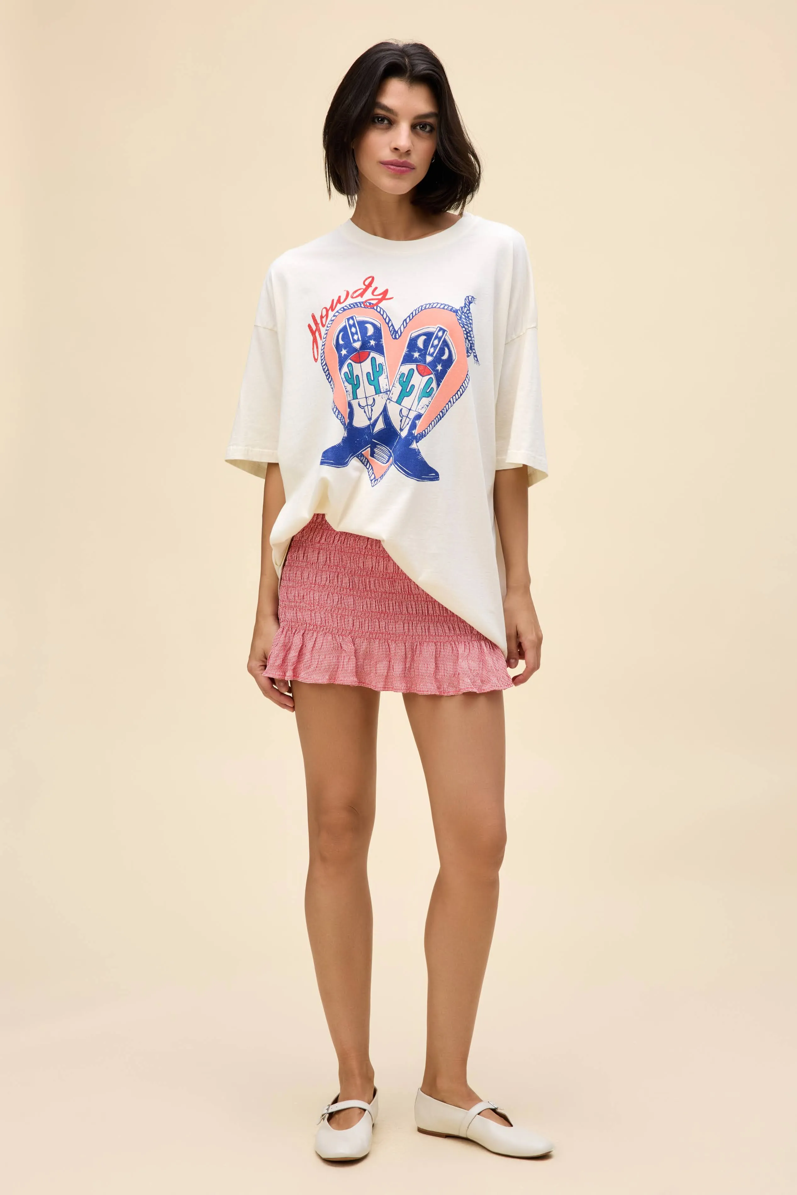 Howdy Boots OS Tee