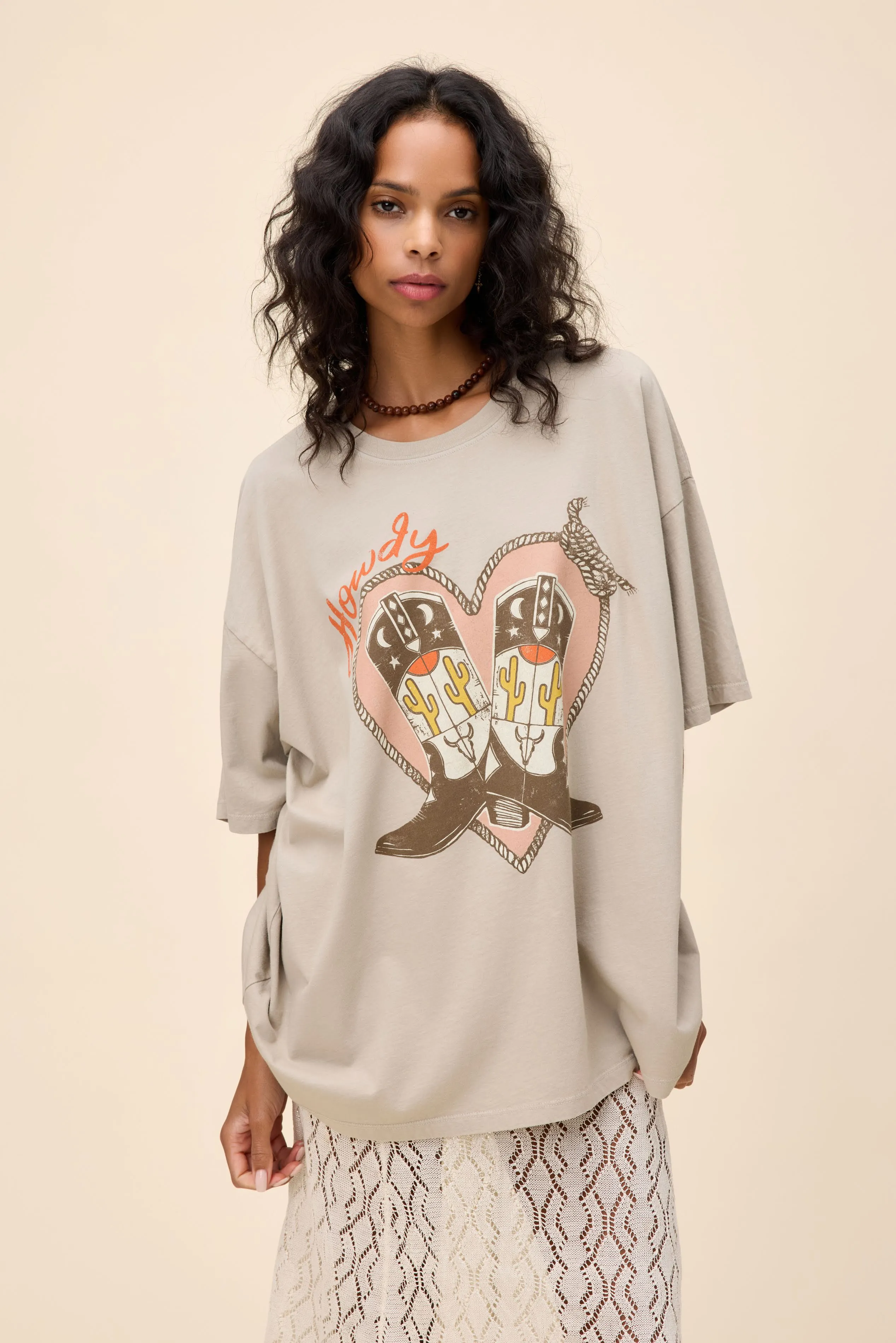 Howdy Boots OS Tee