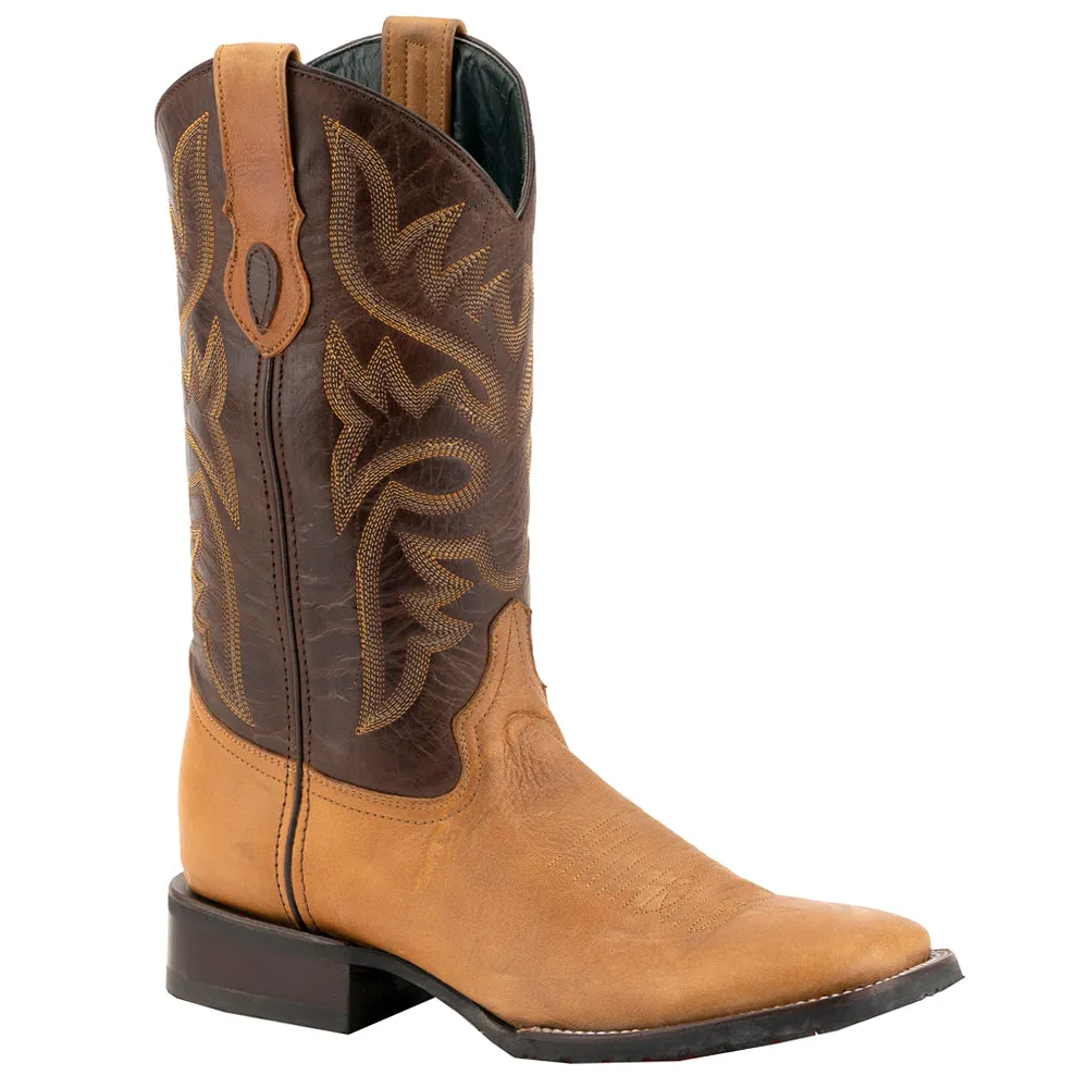 Kingstons Square Toe Cowboy Boots