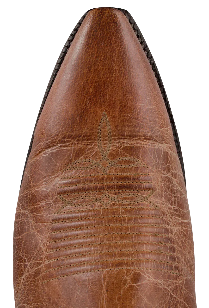 Lucchese Women's Goat Mad Dog Cowgirl Boots - Tan