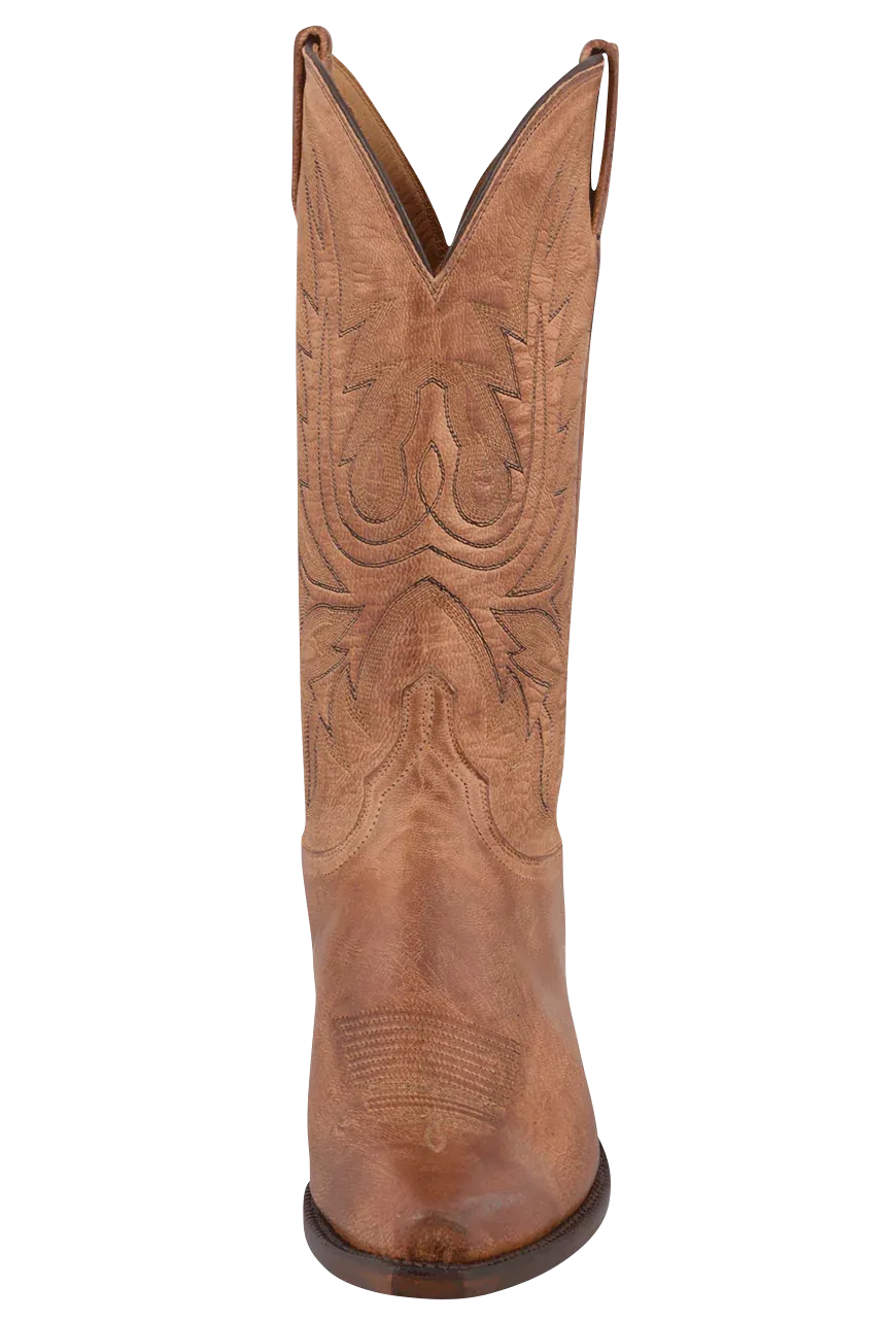 Lucchese Women's Goat Mad Dog Cowgirl Boots - Tan