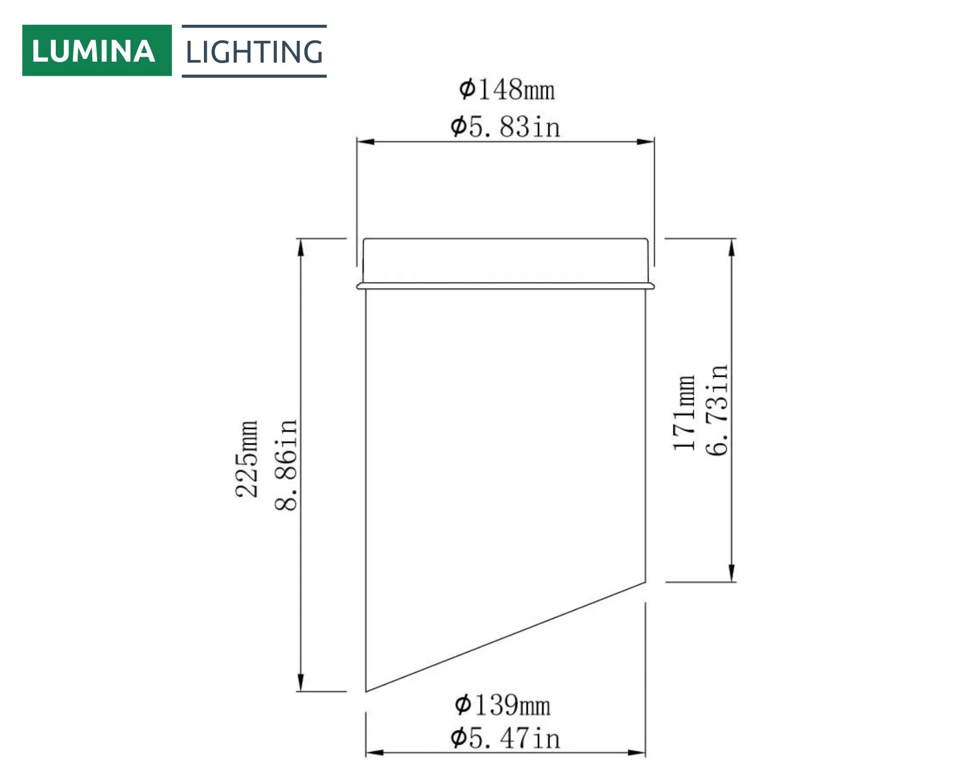 Lumina Lighting® Low Voltage Landscape Well Lights  | Adjustable Outdoor In-Ground Light (Black, 2-Pack)