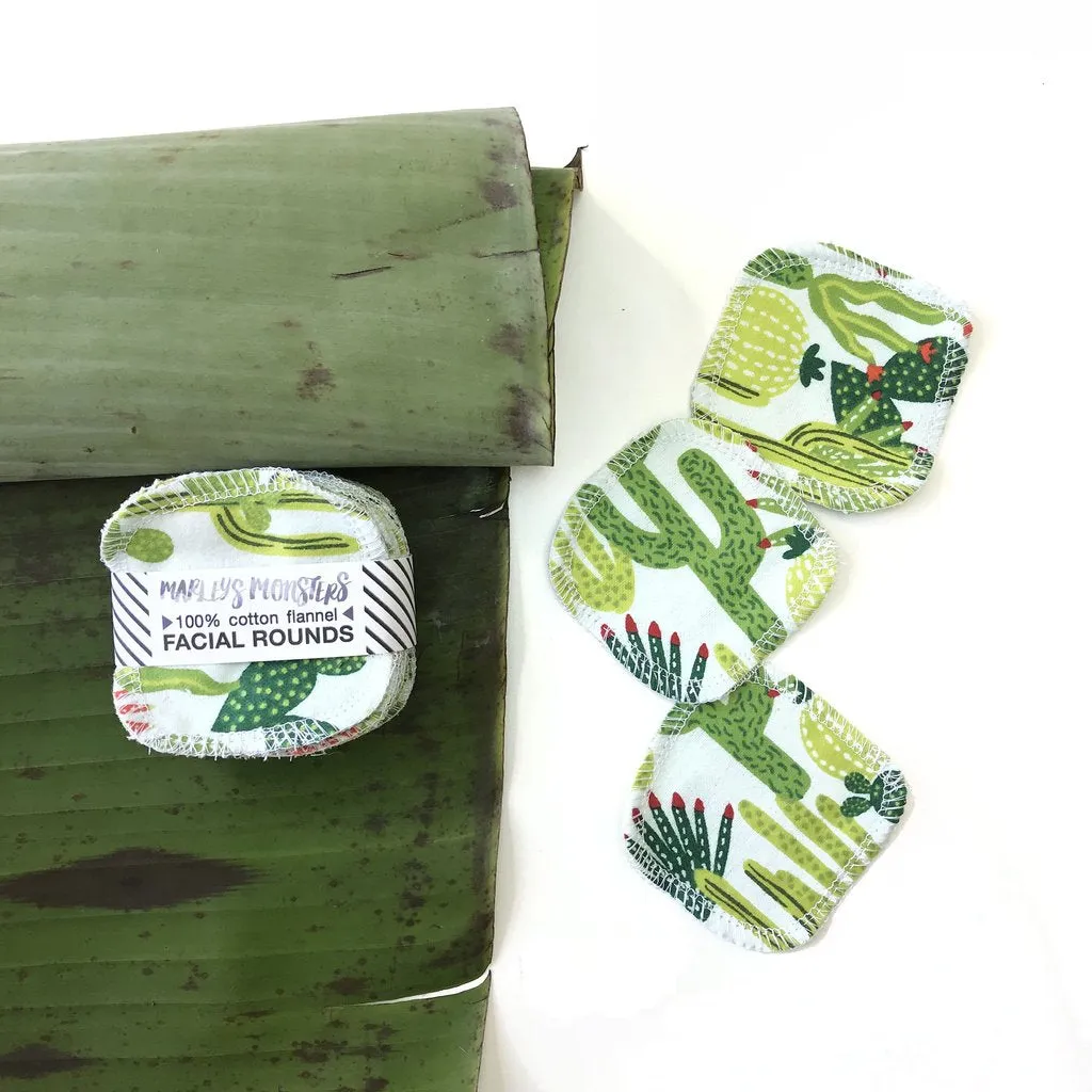 Marley's Monsters 20 Facial Rounds - Cactus