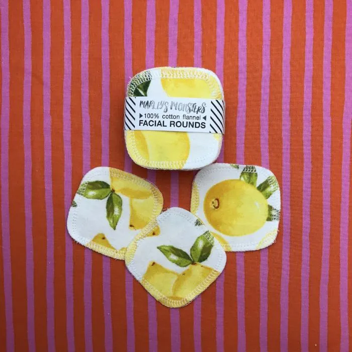 Marley's Monsters 20 Facial Rounds - Vintage Lemons