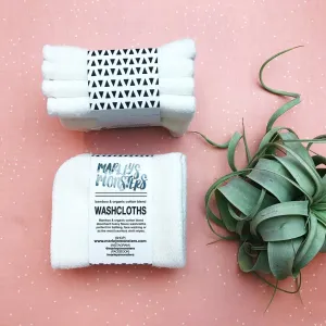 Marley's Monsters 4 Bamboo Washcloths