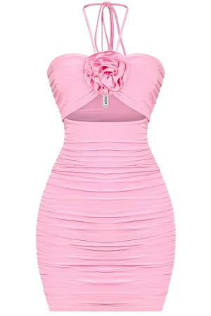 Melina halter dress (Pink)