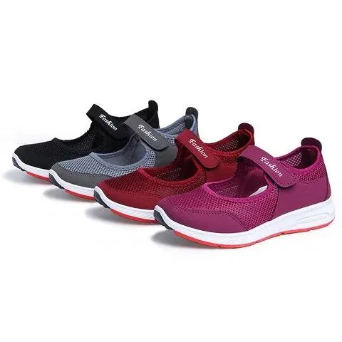 Mother's magic tape slip on sneakers best shoes for walking