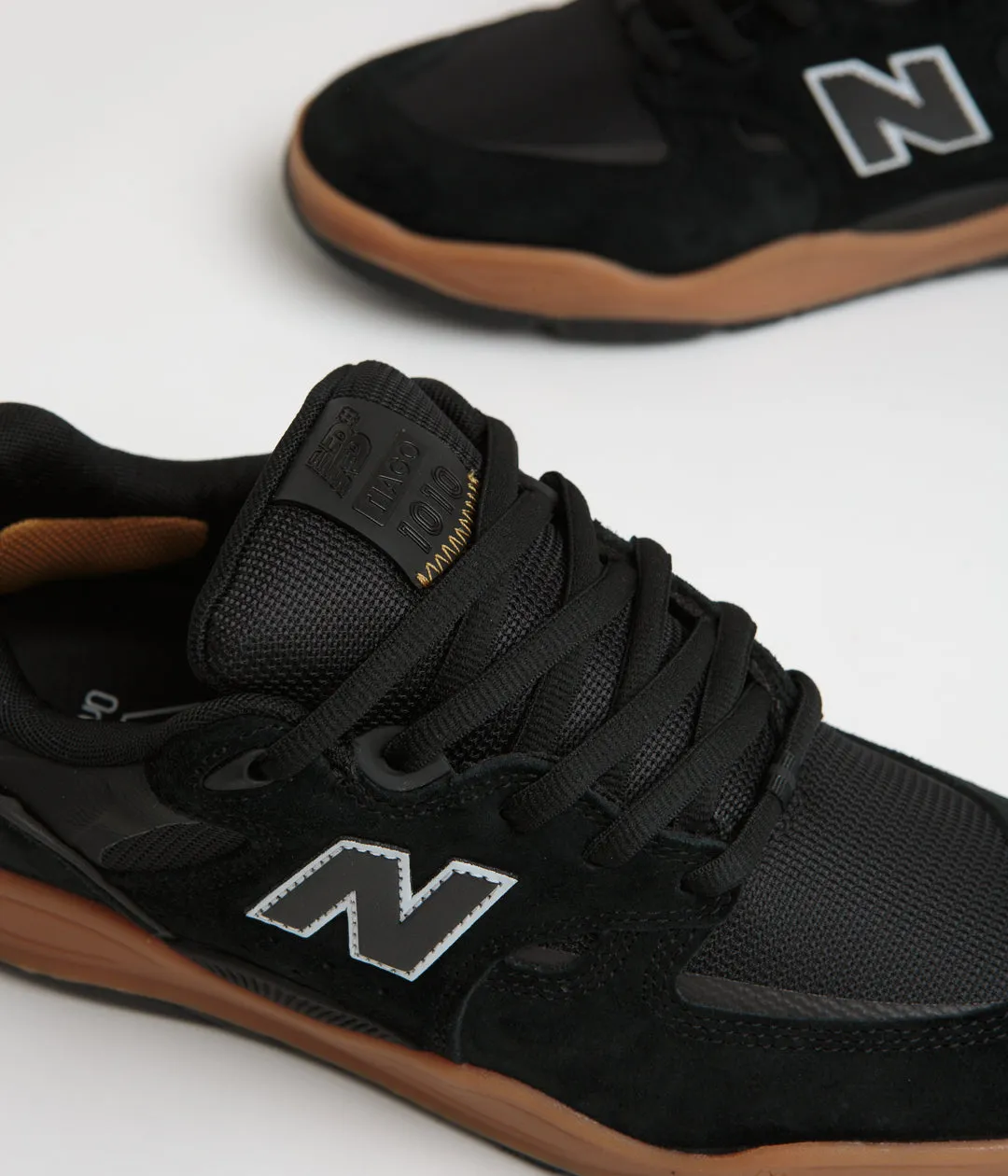 New Balance Numeric 1010 Tiago Lemos Shoes - Black / Gum