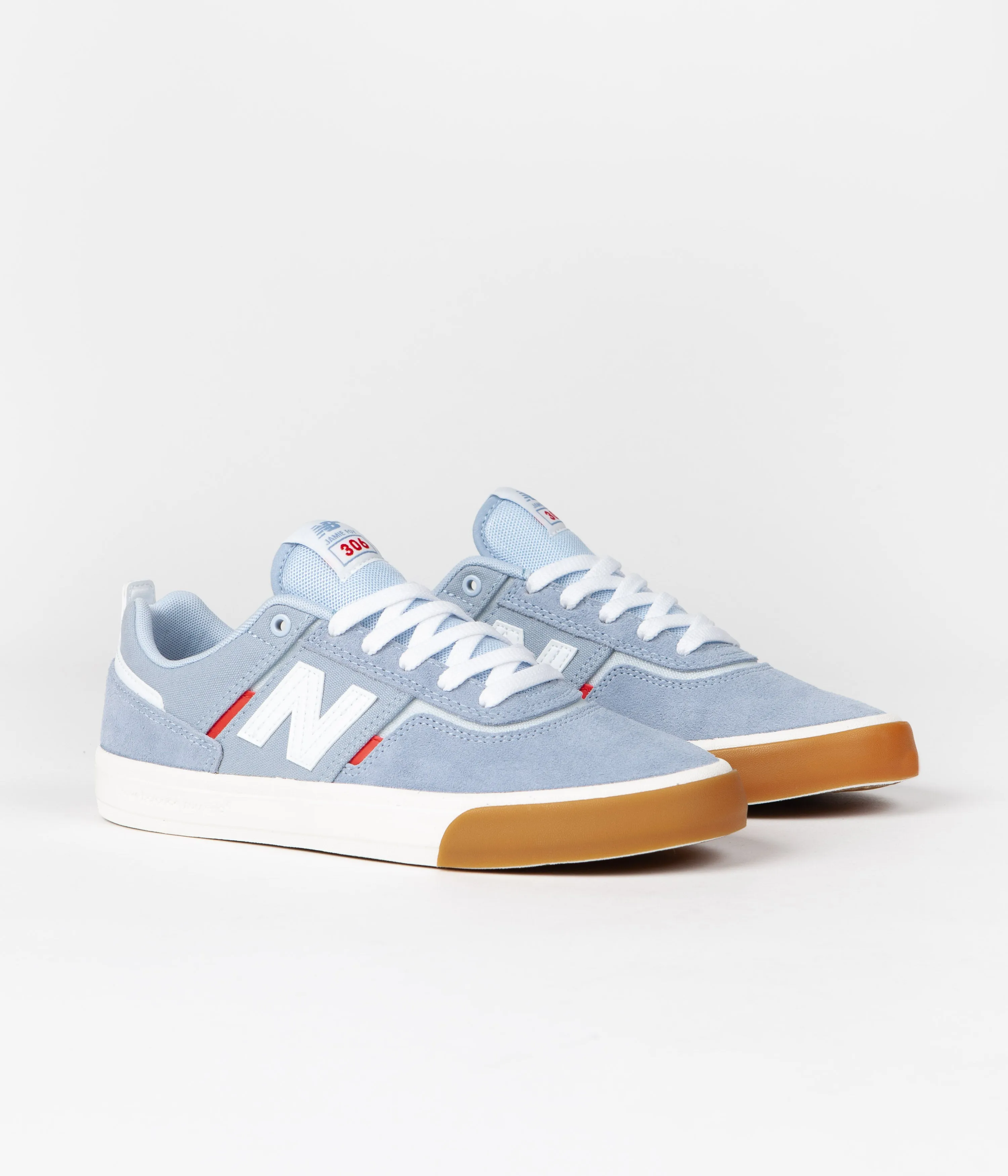 New Balance Numeric 306 Jamie Foy Shoes - Arctic / Red