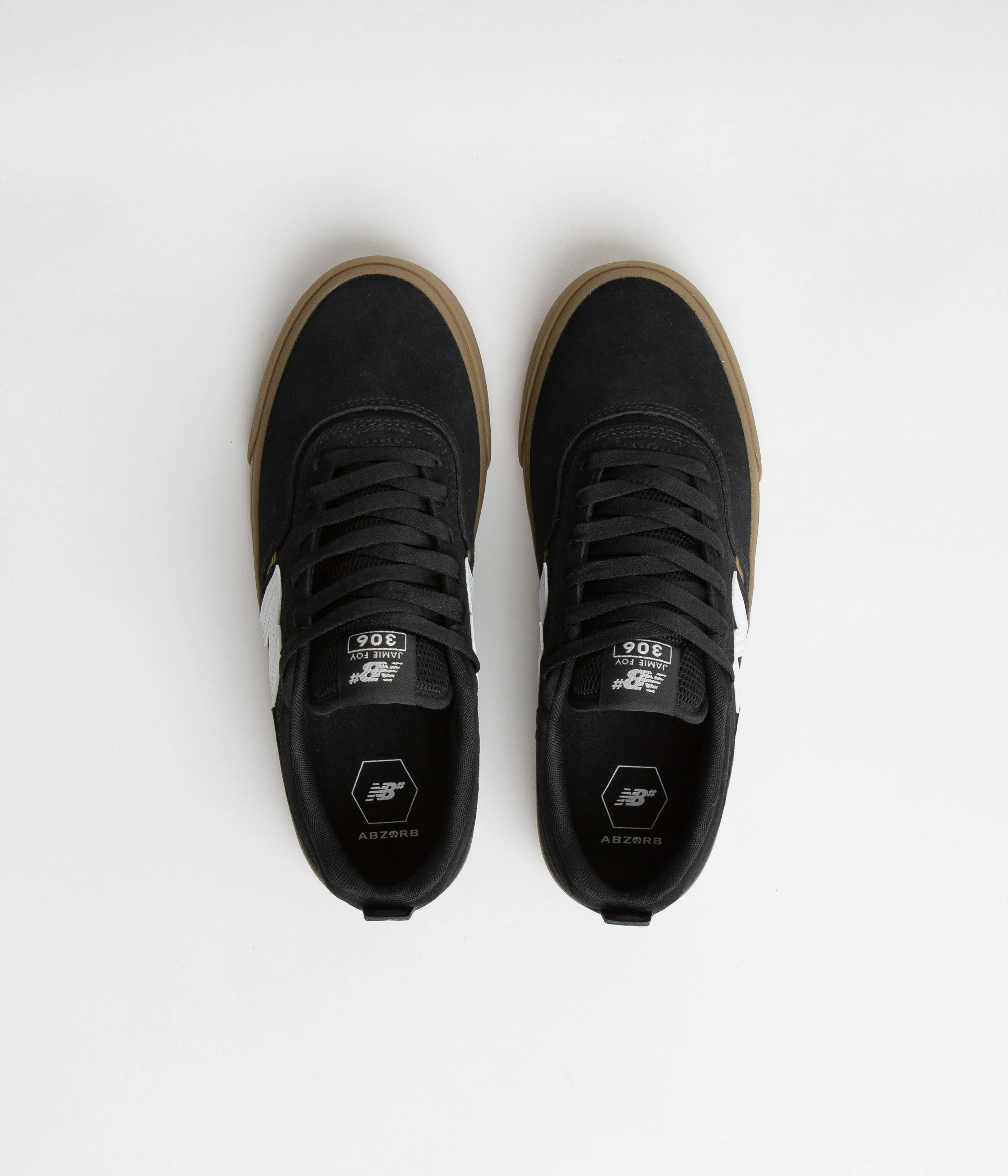 New Balance Numeric 306 Jamie Foy Shoes - Black / Gum