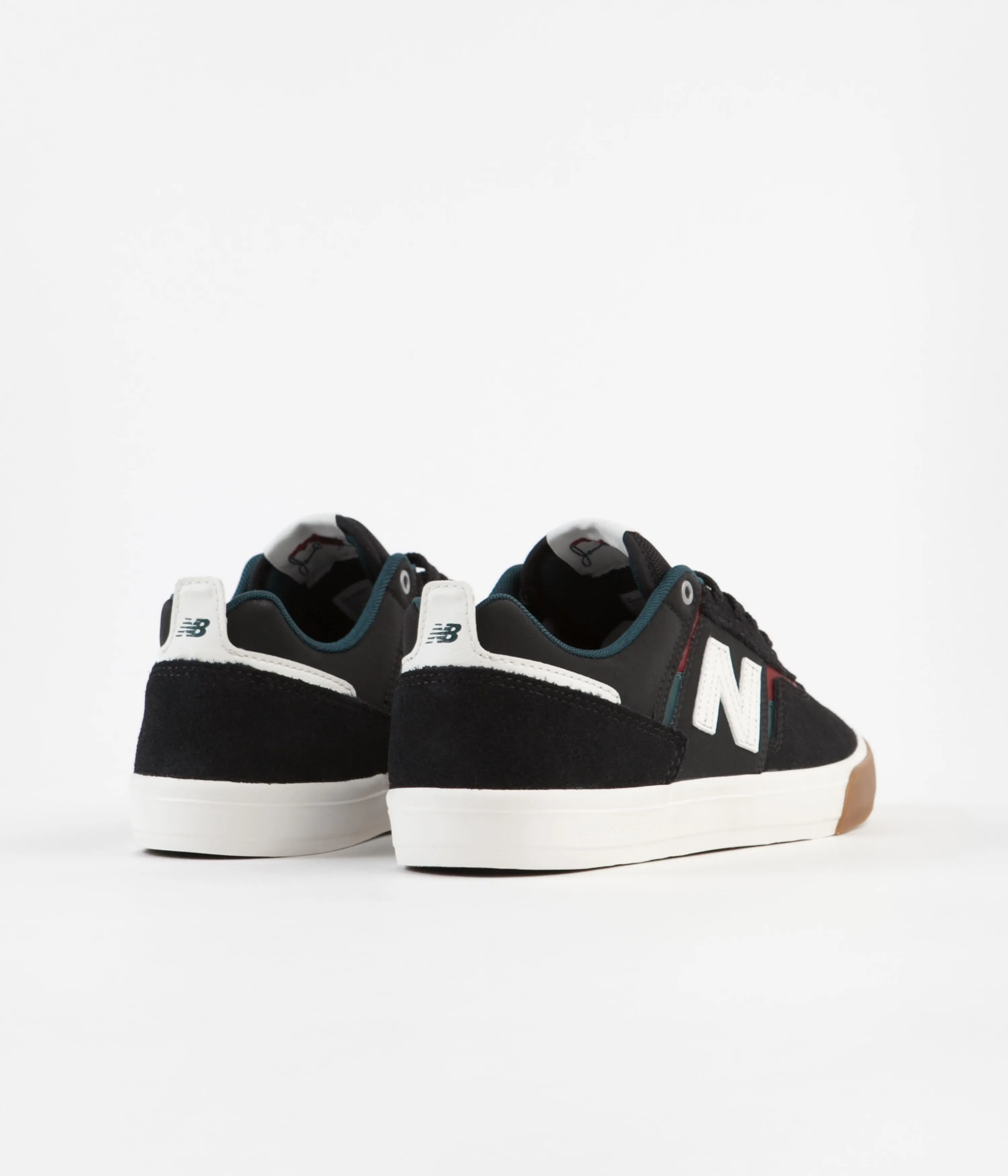 New Balance Numeric 306 Jamie Foy Shoes - Black / White / Gum