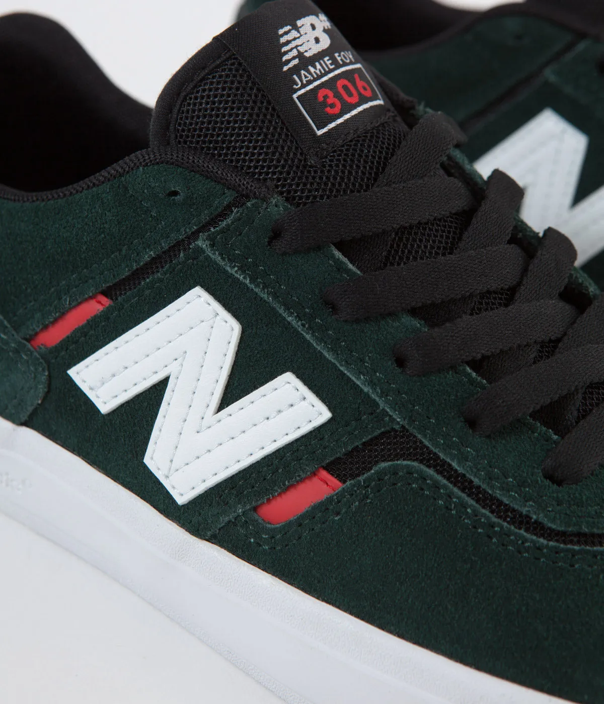 New Balance Numeric 306 Jamie Foy Shoes - Green / Red