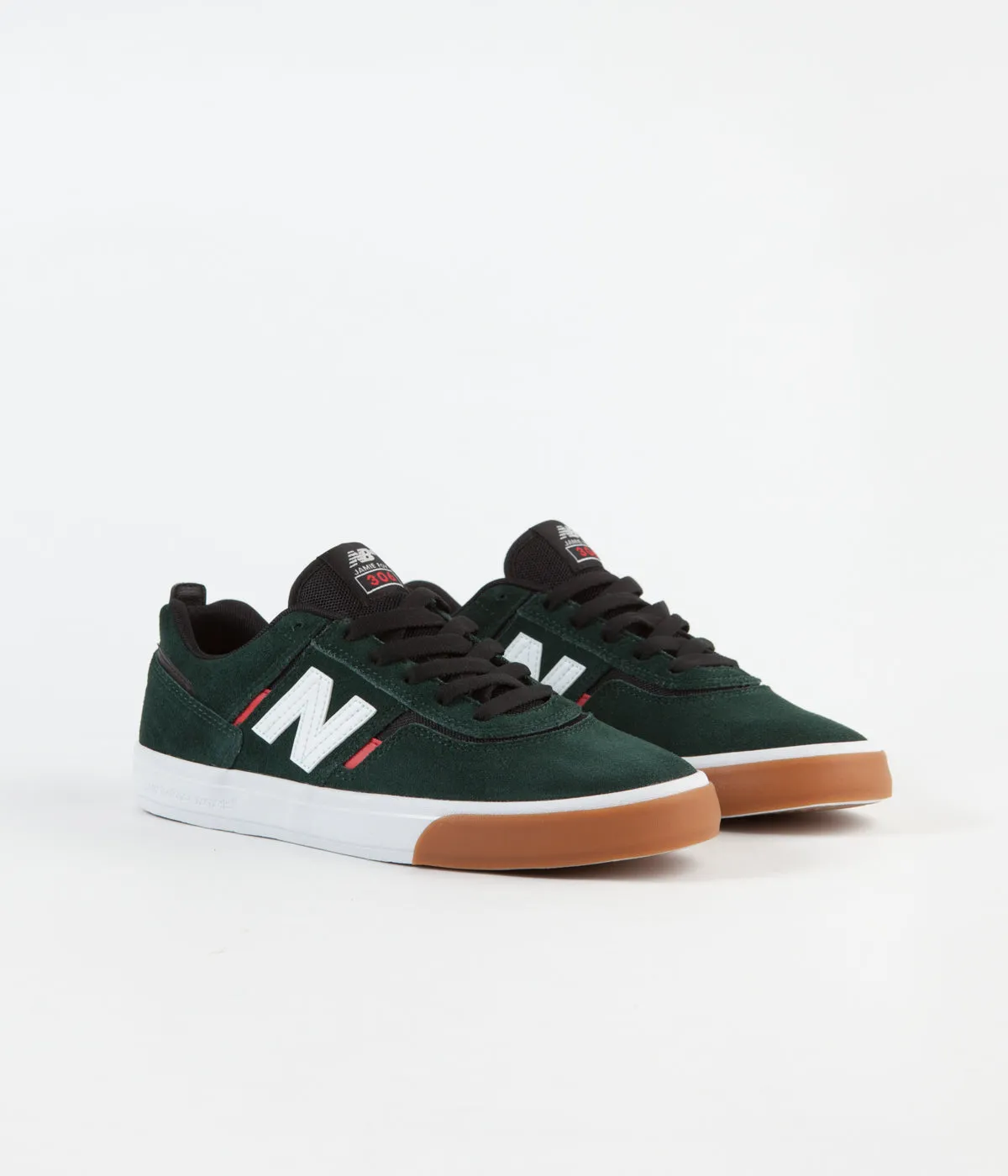 New Balance Numeric 306 Jamie Foy Shoes - Green / Red