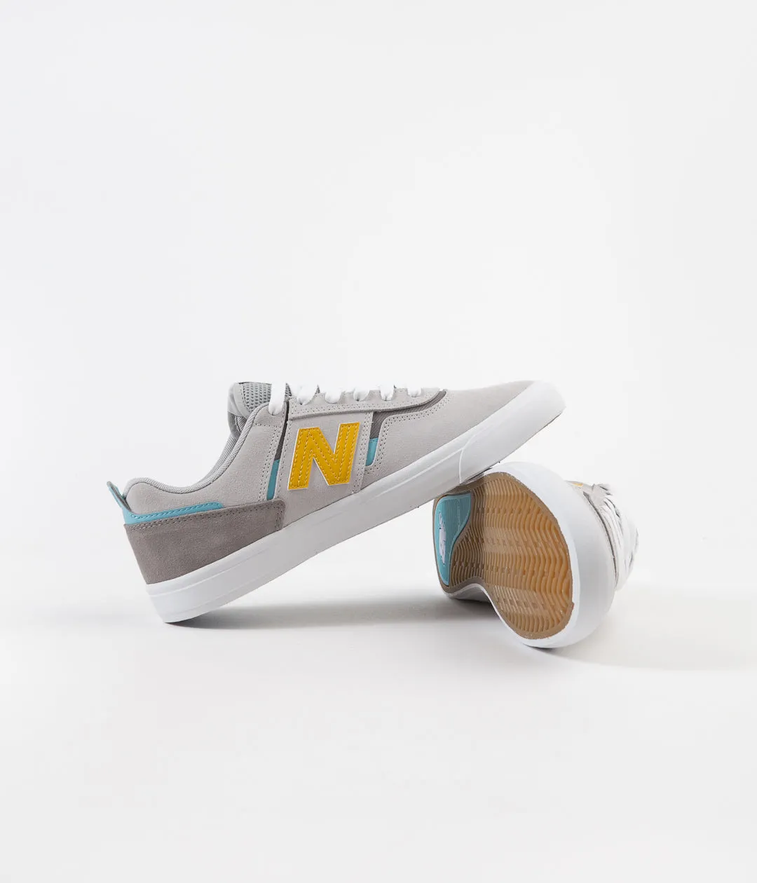 New Balance Numeric 306 Jamie Foy Shoes - Grey / Yellow